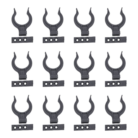 12Pcs Cabinet Plinths Fixing Clip Kitchen Baseboards Fasteners Kickboard Skirting Clip for Baseboards Installation