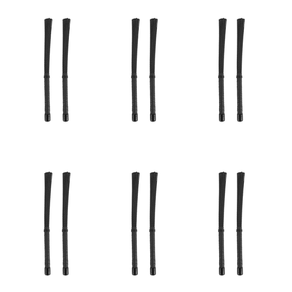 12Pcs Cajon Brush Telescoping Drum Brushes Nylon Sticks Percussion for Jazz Stick Drum