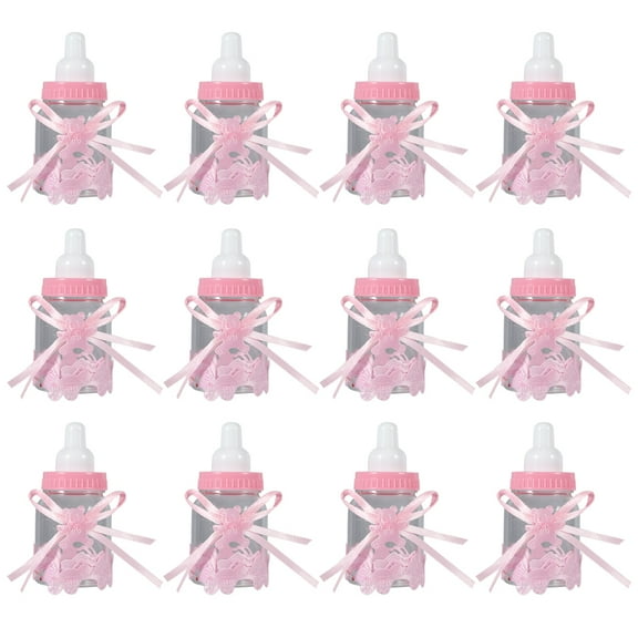 12Pcs Candy Chocolate Bottles Box For Girl Boy Baby Shower Party Favors Gifts Decorations ,Candy Bottle, Bottles Candy Box