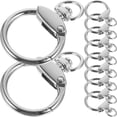 thumbnail image 1 of 12-Pack Alloy Key for Fishing and Craft Projects, Lightweight Metal Split, 1 of 6
