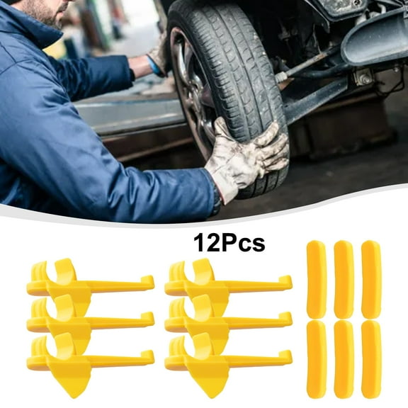 12Pcs Car Tire Changer Nylon Mount Demount Duck Head Insert Tyre Rim Protector For Change The Tire Protect