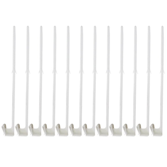 12Pcs Car Window Flagpoles Festival Flag Holder Vehicle Window Flag Racks Without Flag