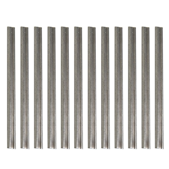 12Pcs Carbide Planer Blades Tungsten Carbide 60Hrc For Mkt Reversible Electric Woodworking Planning Blades Replacement Kit