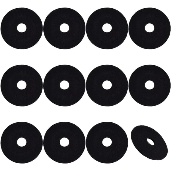 12Pcs Cat Litter Box Replacement Filters Compatible with Booda Dome Replacement Activated Charcoal Filters Cat Litter Box Activated