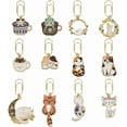thumbnail image 1 of 12Pcs Cat Theme Paperclips 1.5~2.3 Inch Metal Paper Clip with Alloy Enamel Cat with Moon Pendant Paperclip Bookmark for Paper Document Note Sorting and Organizing - 12 Styles, 1 of 6