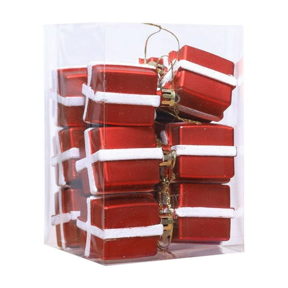 12Pcs Christmas Ball Ornaments 2.4 Inch Christmas Tree Decorations Balls Christmas Ornaments Xmas Decorative Hanging Ornaments for Holiday Decor