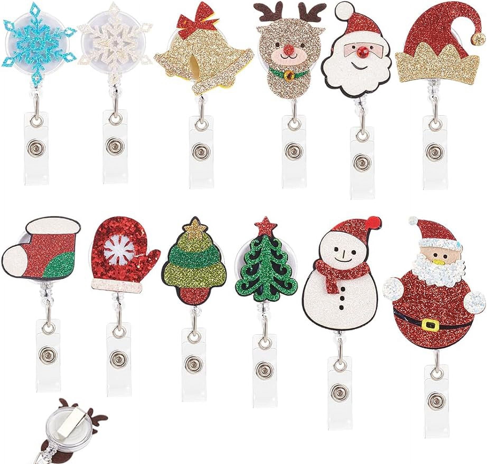 60 Pcs Cute Felt Nurse Badge Reels – Retractable ID Holders For Hospital & Work