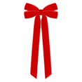 thumbnail image 1 of 12Pcs Christmas Tree Decorations - Red Velvet Ribbon Bows for Christmas Tree, 5in X 10in Xmas Ornaments for Tree Home Party Front Door Wreath Holiday Decor, 1 of 8
