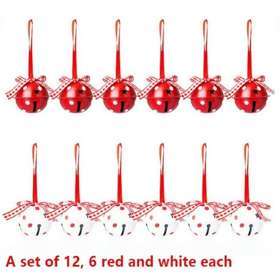 12Pcs Christmas tree Bells Small Iron Loose Beads For Festival Party Decoration/Christmas Tree Decoration/DIY Crafts Accessories