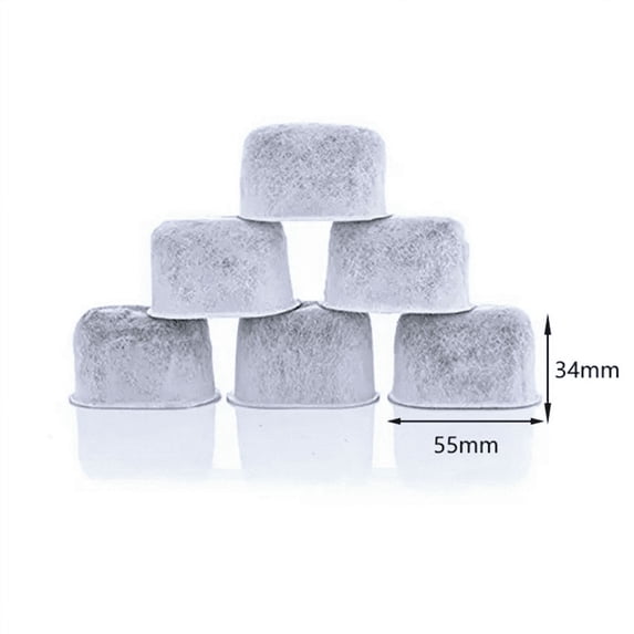 12Pcs Coffee Machine Filter for Elements Activated Carbon Pack