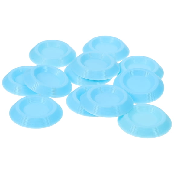 12Pcs Compact Insect Feeding Bowls Durable Plastic Roaches Food Dish for Terrarium Use