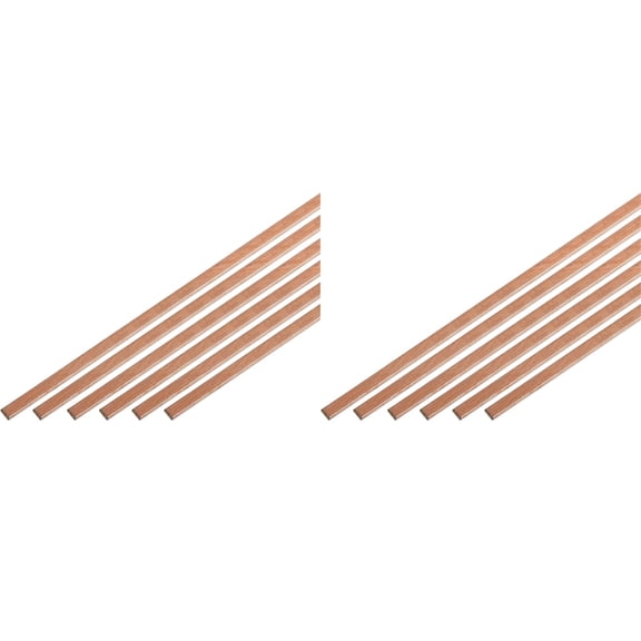 12Pcs Copper Brazing Rods, Low Temperature Welding Stick for Copper Repair, Hvac Refrigerator 25cm