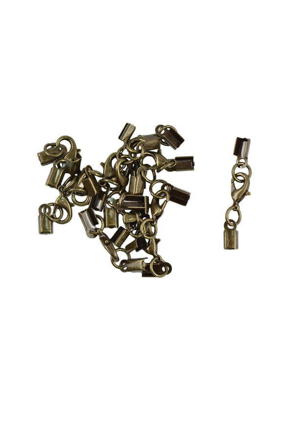 12Pcs Copper Clip Lobster Clasp For Necklace Bracelet Jewellery-Making Accessories