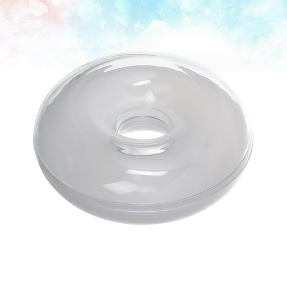12Pcs Creative Donut Shaped Candy Box Mini Candy Holder Transparent Candy Container White