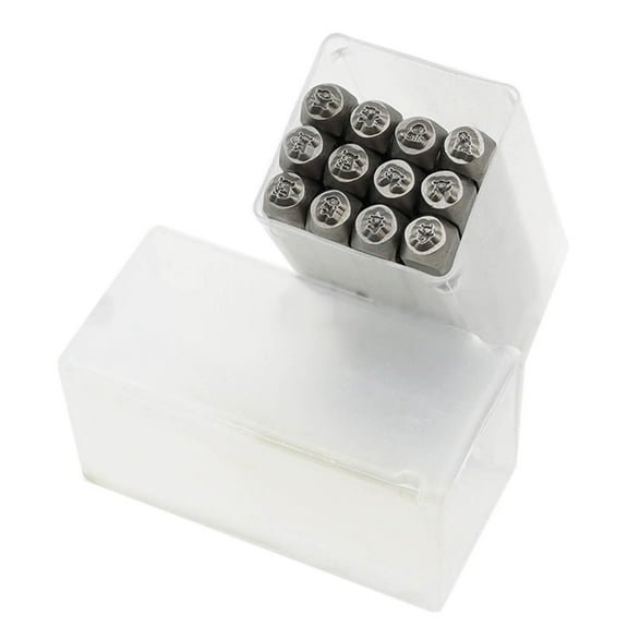 12Pcs Cute Dog Metal Set 3MM (1/8) Steel Stamping Tool for Craft