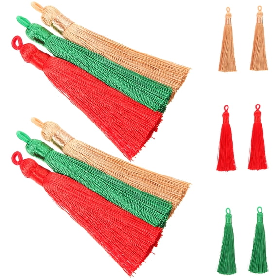 12 Pcs Soft Bookmark Tassels for Handmade Crafts, Jewelry Making, Scrapbooking, and Decorative Accessories
