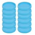 thumbnail image 1 of 12Pcs DIY Mushroom Hole Disc Binding Ring Loose Leaf Notebook Binder School Supplies(Blue 25mm), 1 of 12