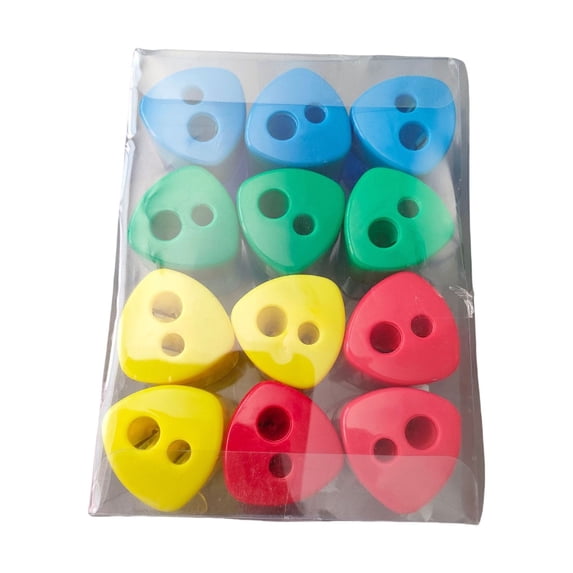 12Pcs Double Hole Pencil Sharpener for 8MM-11MM Wood Pencil SketchING Pencil