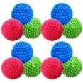 thumbnail image 1 of 12Pcs Dryer Balls, Reusable Tumble Dryer Laundry Balls for Non-Melt New Softer Material Fitness Massage Ball (Blue, Rose, Green), 1 of 1