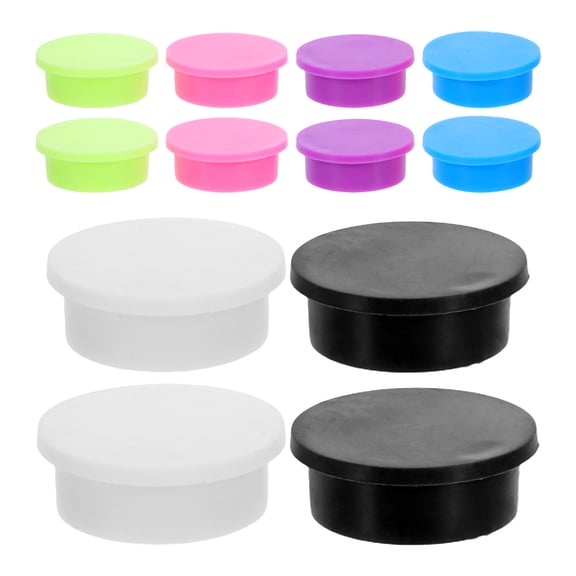12Pcs Dust Resistant Vial Caps for Glass Bottles Reusable Protective Covers for Laboratory Storage