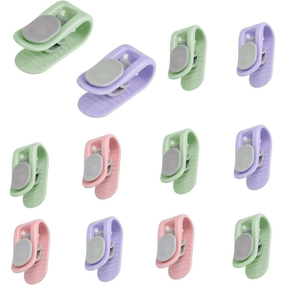 12Pcs Duvet Clips to Keep Duvet in Place,Bed Sheet Clips,No Pins Cover Clips,Elastic Quilt Fasteners,High Elasticity Non-Slip Comforter Duvet Cover Fasteners to Keep Duvetcurtain Cushion