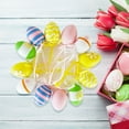 thumbnail image 1 of 12Pcs Easter Hanging Eggs, Colorful Plastic Easter Eggs Easter Hanging Ornaments Easter Decoration, Random Style, 1 of 6