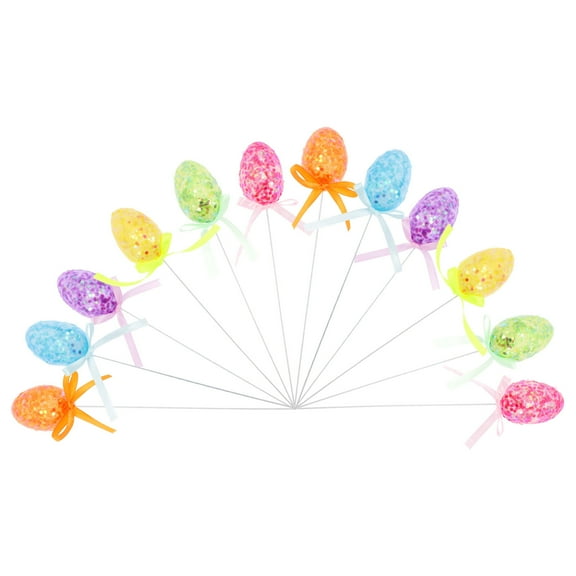 12 Pcs Decorative Sticks for Spring Floral Arrangements, Crafts, Home Decor and Easter Decorations