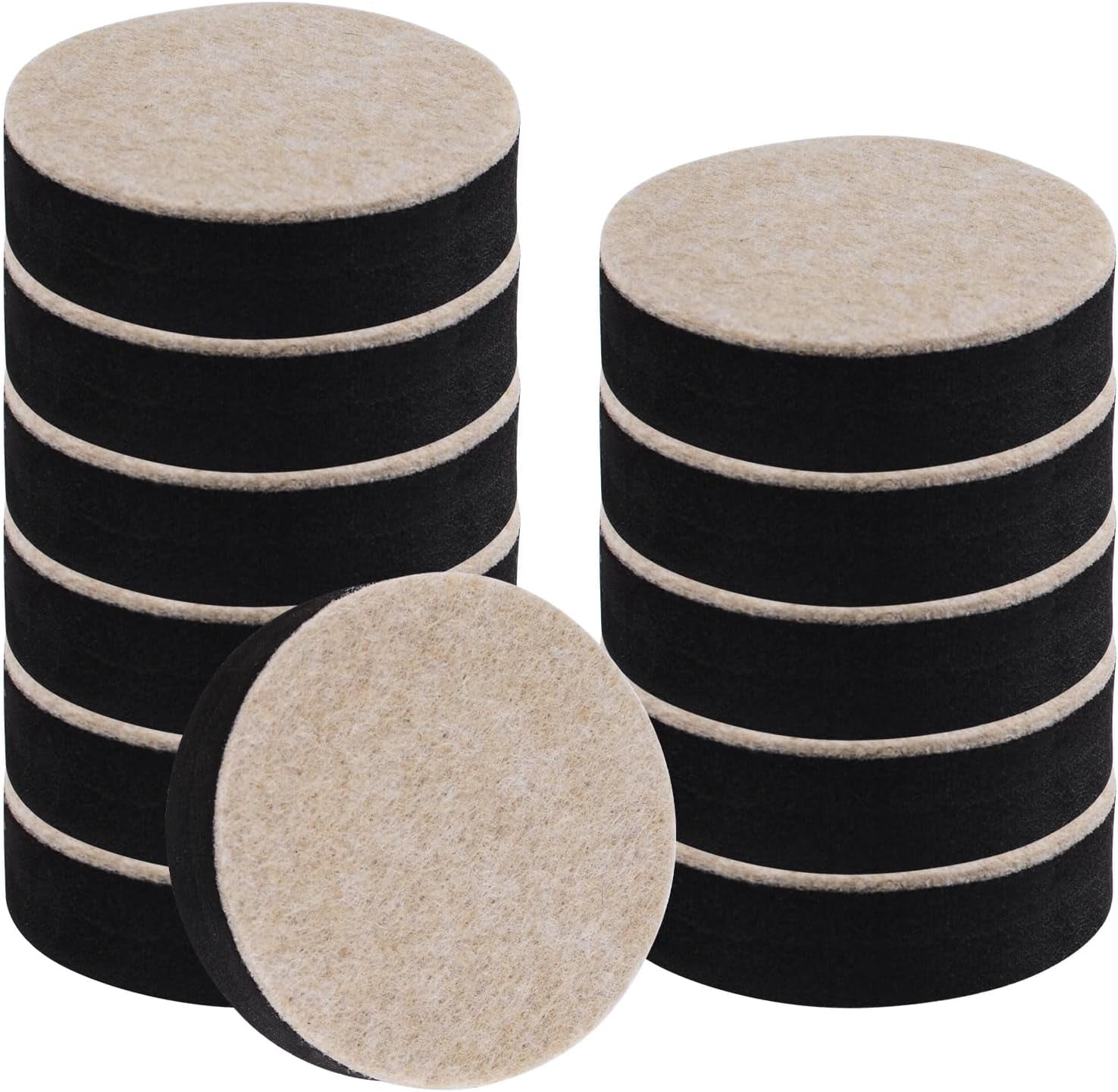 Felt Riser Kit 12Pcs Felt Furniture Pads 2/3