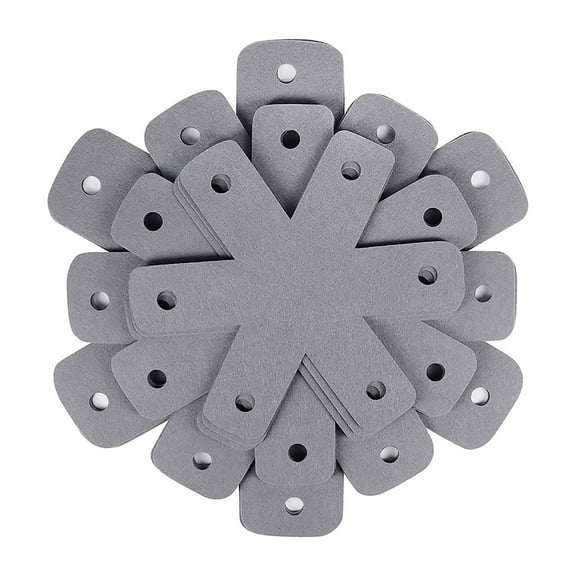 12Pcs Felt Pad Pot Pan Protector Non-Stick Surfaces Divider Separator Heat Insulate Placemat Cookware Kitchen Tool