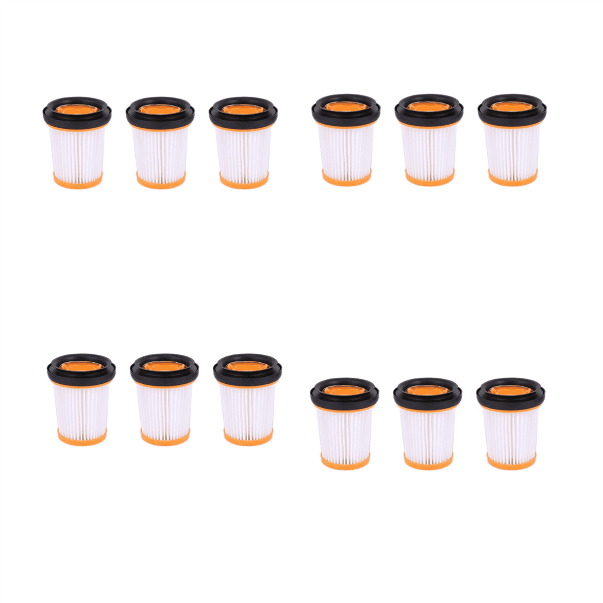 12Pcs Filters for Shark Ion W1 Cordless Handheld Vacuum Wv200 Wv201
