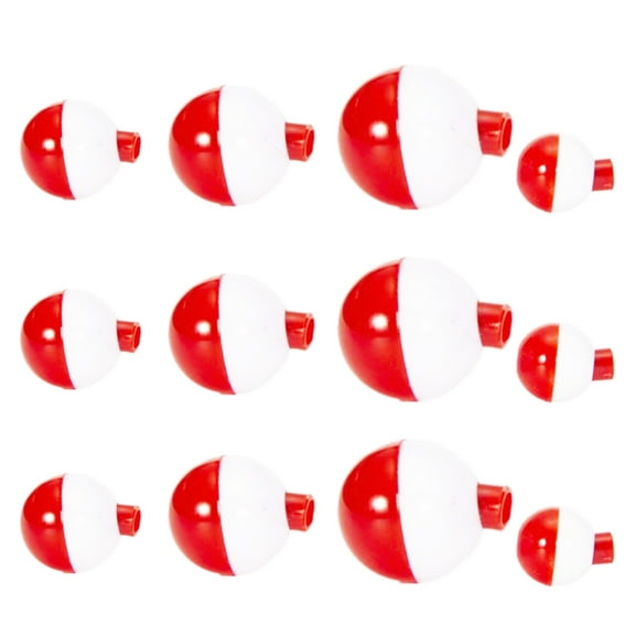 12Pcs Fishing Float Set Ball Shape Water Bubble Float Tackle Sea Fishing Outdoor Tackle Fishing Bobber, 4 Size