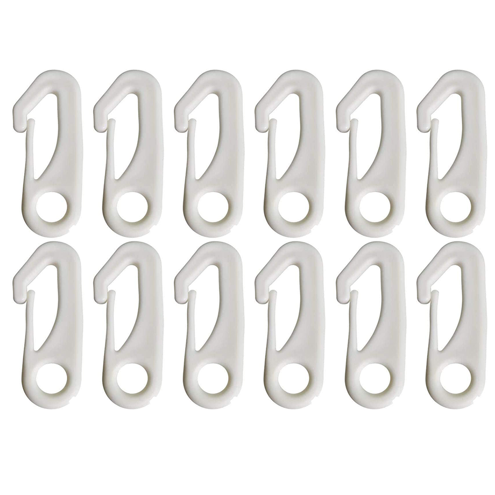 12Pcs Flag Pole Clip Snap Hooks Flag Clips Flag Pole Accessory Attach
