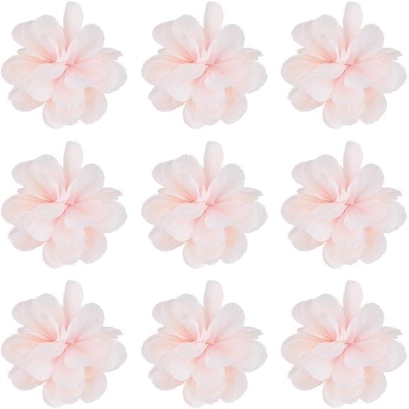 12Pcs Floating Flower Vase Fillers Floating Wedding Decor Cloth Misty Rose Pink Artificial Floral Head Bouquet Confetti Fillers