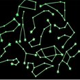 12Pcs Fluorescein Constellation Wall Stickers Murals Luminous Stickers
