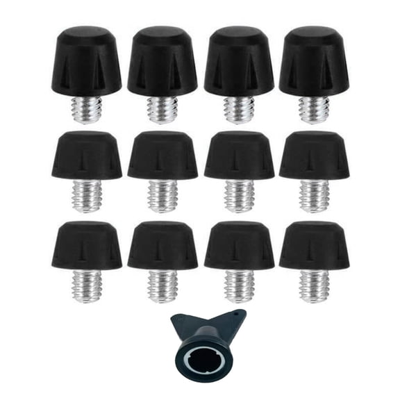 12Pcs Football Boot Spikes Football Shoe Studs Replacement Soccer Boot Cleats Football Shoe Accessories