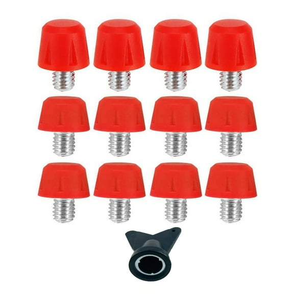 12Pcs Football Boot Spikes Soccer Studs Replacement Football Cleats Studs Soccer Boot Cleats Track Shoe Accessories