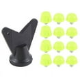 thumbnail image 1 of 12Pcs Football Shoe Spikes Soccer Boot Cleats M5 Threading Screw 7mm 10mm Anti Slip Replacement Studs Green, 1 of 8