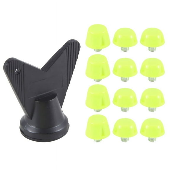 12Pcs Football Shoe Spikes Soccer Boot Cleats M5 Threading Screw 7mm 10mm Anti Slip Replacement Studs