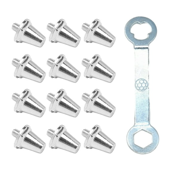 12Pcs Football Spikes Nails Screw Cleat Football Stud Replacement Soccer Cleats for Women Man Boy And Girl Soccer Shoes