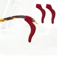 thumbnail image 1 of 12Pcs Glasses Grips, Glasses Ear Grip Anti-Slip Eye Glasses Ear Grippers, Slicone Eyeglass Ear Grips Glasses Ear Hook for Sports, Sunglasses & Reading Glasses Glasses Holder Retainer for Ears, Red, 1 of 9