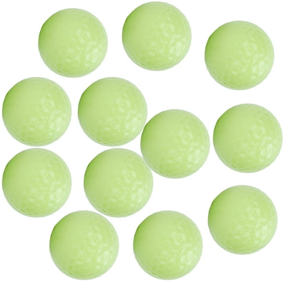 12Pcs Glow Golf Balls Luminous Night in The Dark for Sports