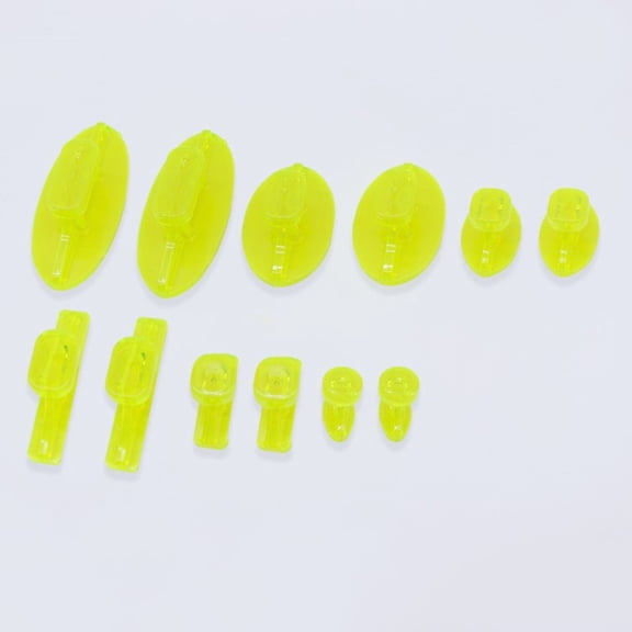 12Pcs Glue Tabs Dent Removal Tools Auto Paintless Dent Repair Maintenance Tool