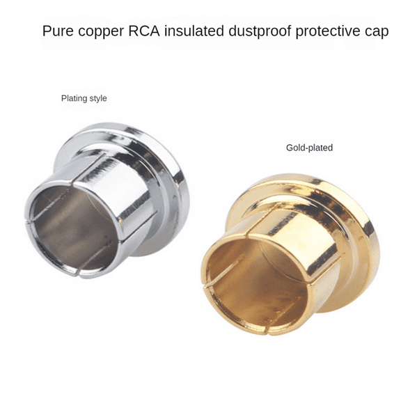 12Pcs Gold Plated Protection Cap Short Circuit Socket Gold