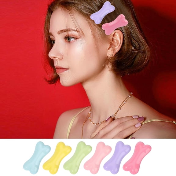 12Pcs Hair Clips 40mm Plastic Bone Hair Clips Macaron Color Stylish Headwear for Women Christmas Cosplay Costume Party Accessories Making DIY
