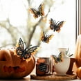 thumbnail image 1 of 12Pcs Halloween Window Clings – PVC Wall Stickers for Glass, Mirror, Door – Spooky Halloween Decorations for Home, Office, Party, Indoor Outdoor Use, 1 of 5