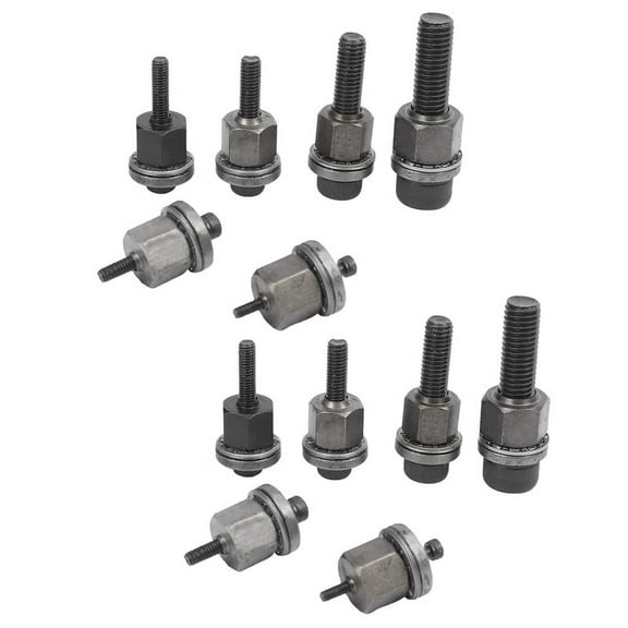 12Pcs Hand Nut Nuts Simple Installation Manual Riveter Rivnut Tool Accessory for Nuts M3 M6 M8 M10