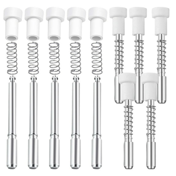 12Pcs Heavy Duty Aluminum Screen Latches - Rustproof Spring Fasteners for Secure Window Fit, Easy Install Garage Patio