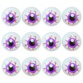 thumbnail image 1 of 12Pcs Horror Eye Balls Halloween Party Horror Colorful Eyeballs Simulation Eyeballs Halloween Dancing Party Props Decors, 1 of 19