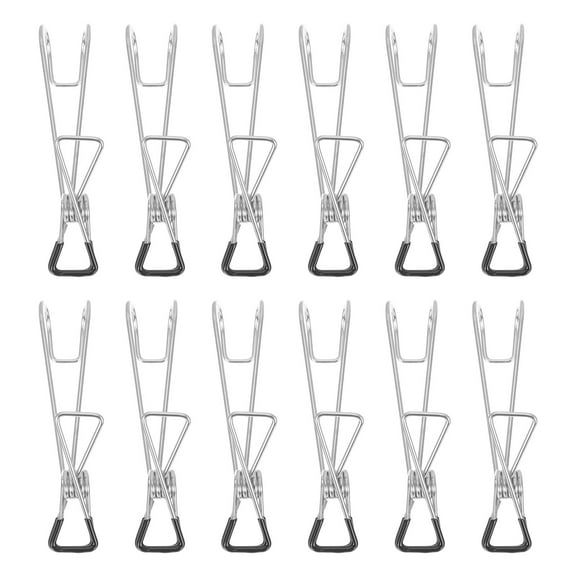 12Pcs Household Clothing Clamps Versatile Sock Clips Non-slip Sock Clamps