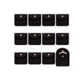 thumbnail image 1 of 12Pcs Jewelry Pouches Soft Velvet Jewelry Pouches Black Rectangle Jewelry Gift Bags with Snap Button Portable Storage Bag for Rings Necklaces Earrings Bracelets Organizer DIY, 1 of 5